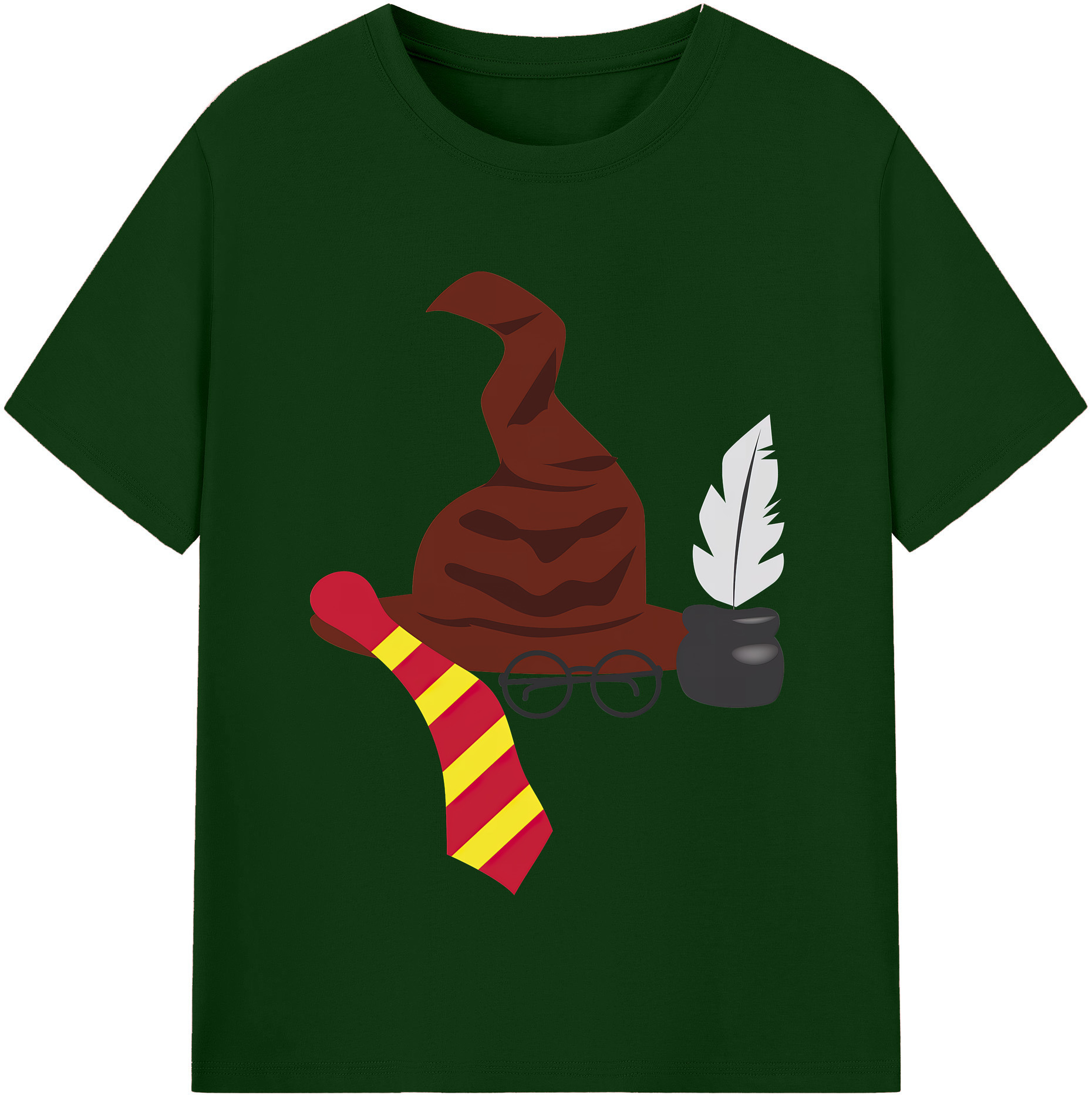 （画像用） Harry Potter ハリー・ポッターシリーズ 綿100％半袖Tシャツ（フロントプリント）